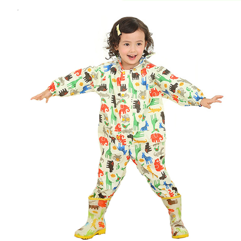 Playful Kids Jumpsuit Raincoat
