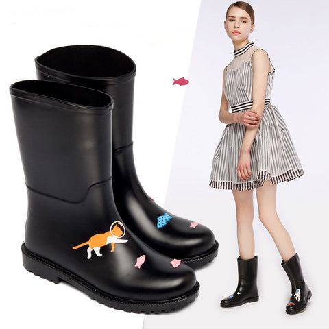 Waterproof Cartoon Rain Boots